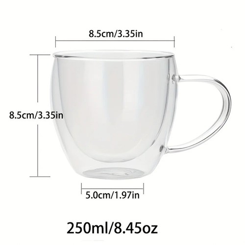 Double wall insulated glasses - double,
