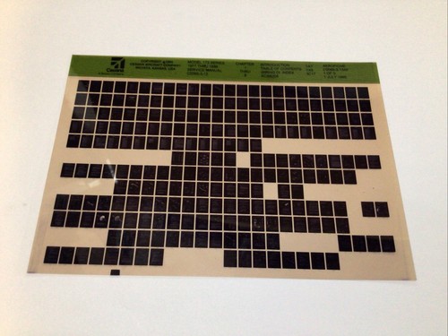 Used microfiche cessna - used,