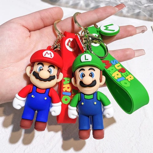 Super mario bros keychain - mario, pvc