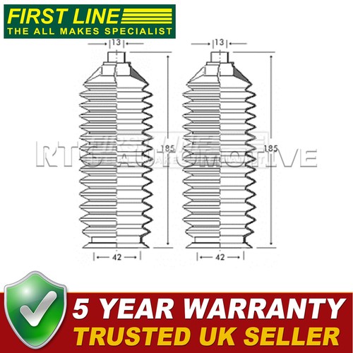 First line front steering rack - front,