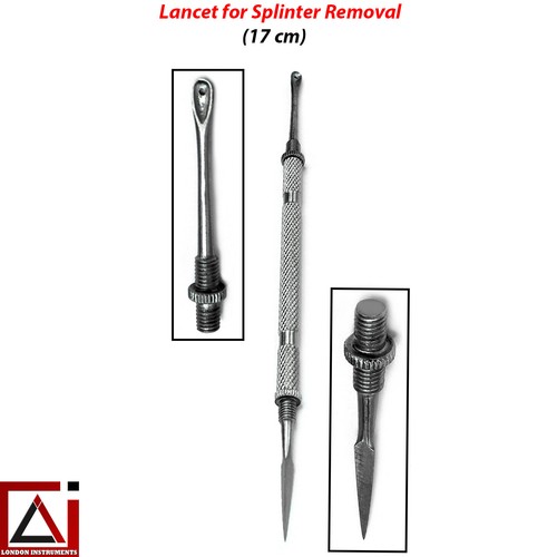 Lancet splinter removal - lancet,