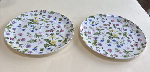 Pair snack plates queens - of, in