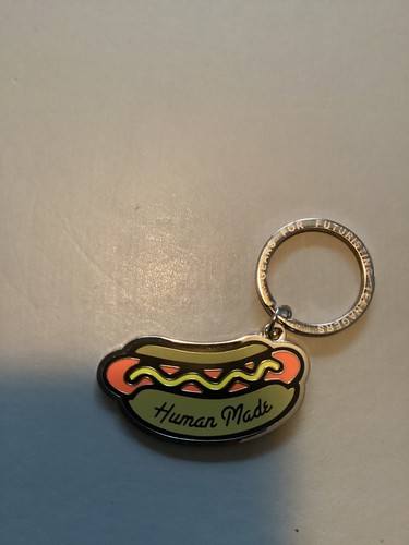 Human made hotdog keychain - human,
