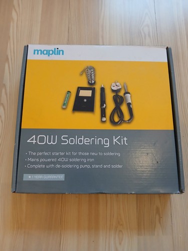 Maplin soldering iron kit 40w - maplin,