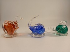 Murano Glass Animals Trio