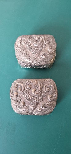 Vintage silver tone metal - 2,