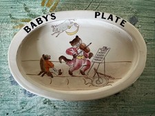 Antique 1920s Babys Dish Plate