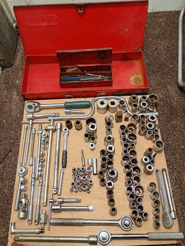 Vintage britool socket set - vintage,