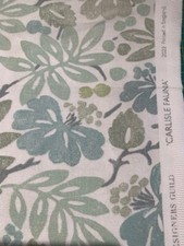 Designers Guild Fabric Carlisle Fauna Duckegg 1.4 M roman blind cushion 