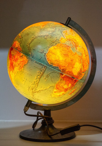 Vintage 1980s scan globe type - vintage,