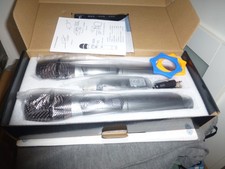 2x Wireless Microphone UHF Professional Handheld Mic System Receiver for Karaoke