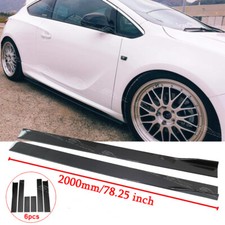 2X Carbon Side Skirts Rocker