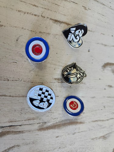 5pc 2tone ska pin - 5pc, set