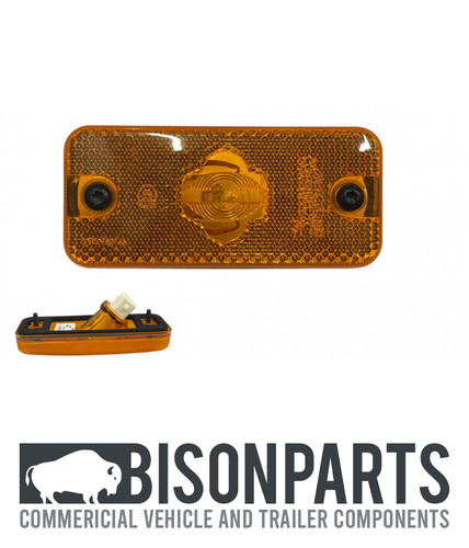 Amber side marker - lamp, with