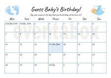 Baby shower guess - guess,