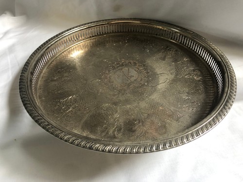 Vintage large ornate silver - vintage,