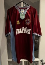 Aston Villa 1983-85 Home Shirt - Medium - Retro Score Draw - 6 Dennis Mortimer