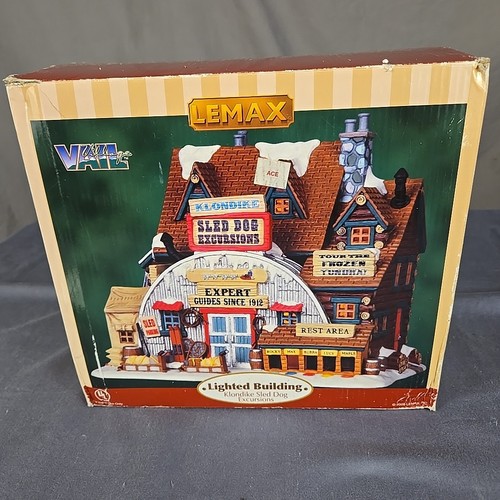Lemax klondike sled dog - lemax,