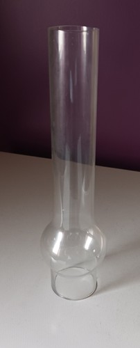 Vintage tall bulge glass oil