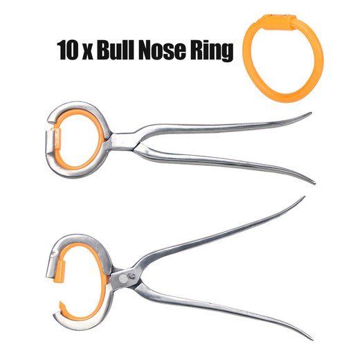 10pcs nylon bull nose ring - 10pcs,