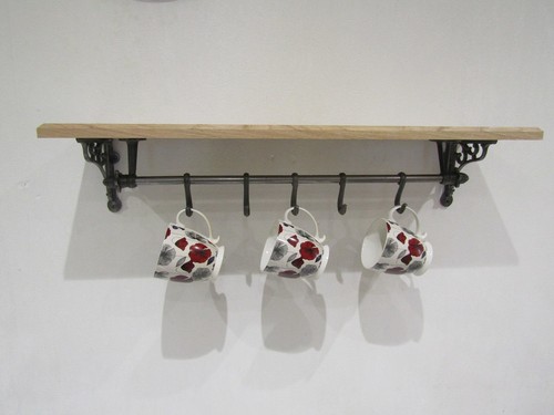 Rustic solid oak cast - rustic, iron