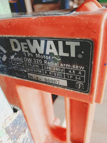 Dewalt radial arm - dewalt, (postage