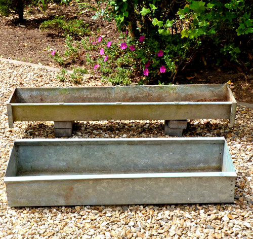 Vintage galvanised metal - galvanised,