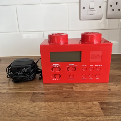 Lego red brick radio - brick,