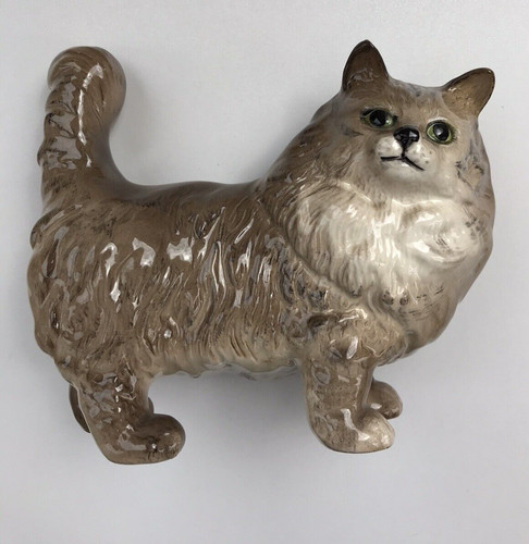 Beswick cat grey persian - beswick,