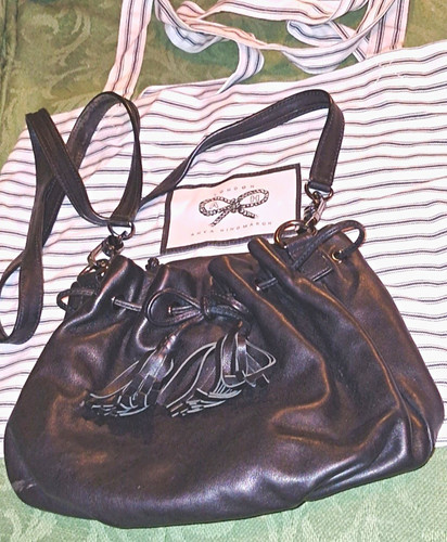 Anya hindmarch black pebbled - black,