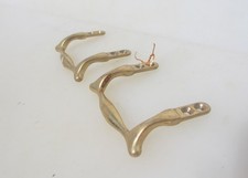 Vintage Brass Sash Window Lifts Trunk Tray Chest Handles Drawer Pulls 3"W