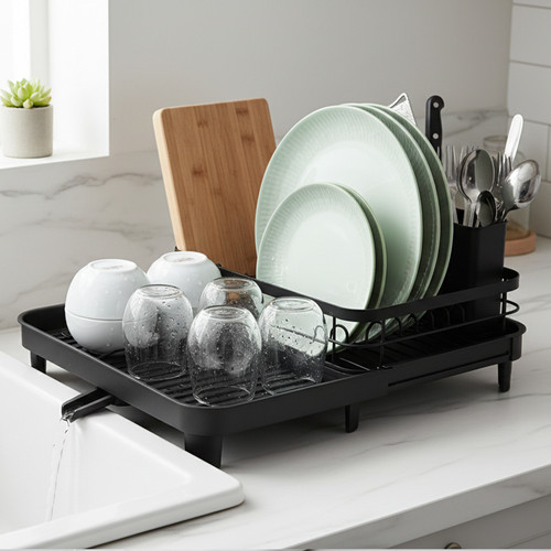 Rotating drip extendable dish - rotating,