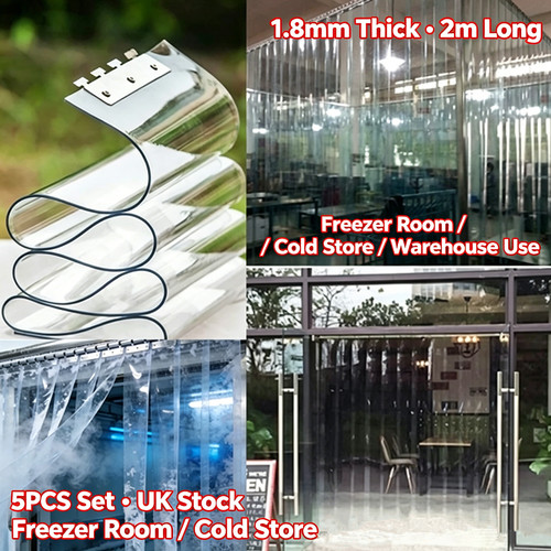 8mm pvc strip - curtain, 2m