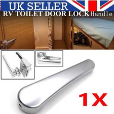 1XSilver Toilet Door Handle