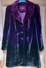 Per Una Velvet Long Jacket