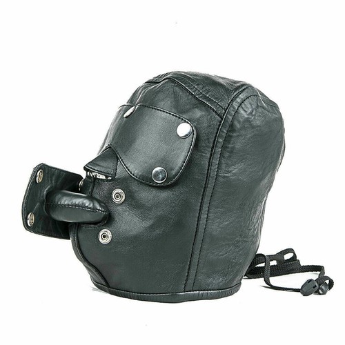 Leather hood adjustable full - leather,
