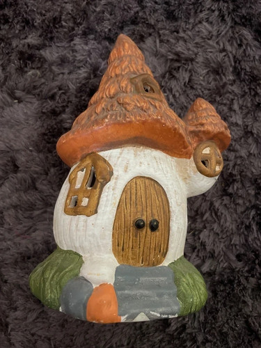 Ceramic fairy house tea light - fairy,