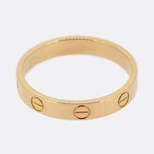 Cartier Small LOVE Ring Size Q
