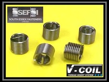 M6 x 1.0 x 2D V Coil - Fits Helicoil - Wire Thread Repair Inserts (QTY 10)