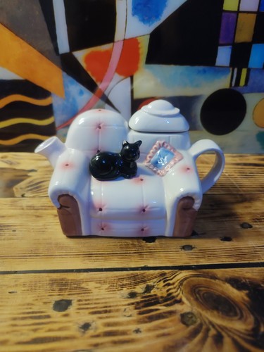 Ceramic teapot shaped - ceramic,