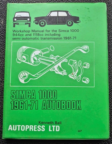 Simca 1000 944cc 1118cc inc - ,