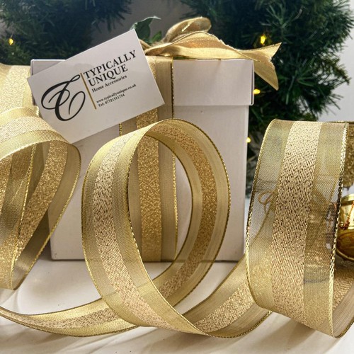 Christmas wire edged - wire,