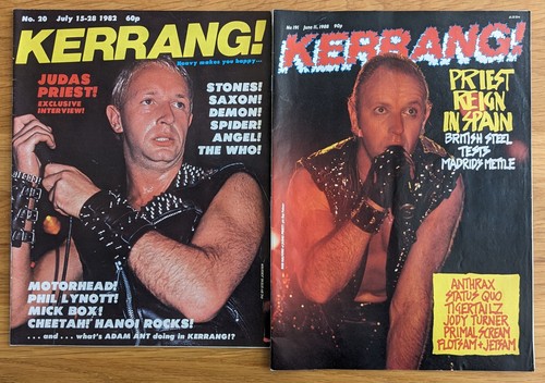 Judas priest kerrang issues - judas,