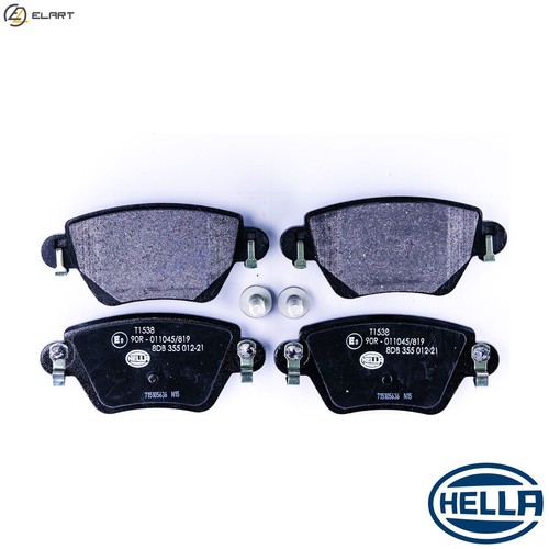 Brake pad set disc - disc, 8db