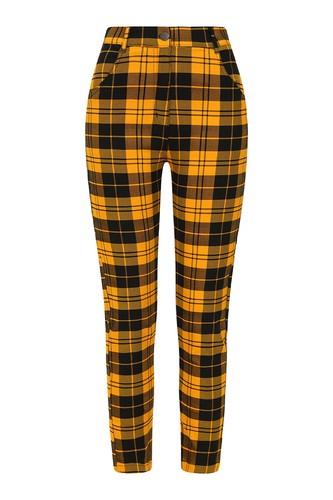 Yellow tartan check - yellow,