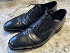 Tim Little For Grenson Mens Black Leather Oxford Shoes UK8.5 Made In England 