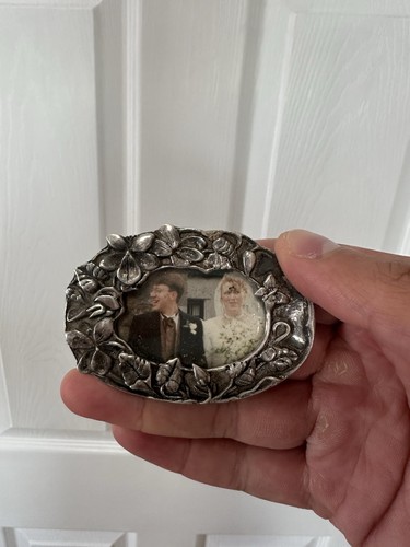 Silver scenes mini photo - silver, frame