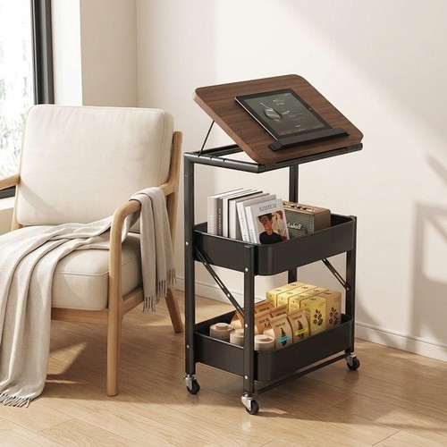 Rolling utility cart coffee - rolling,