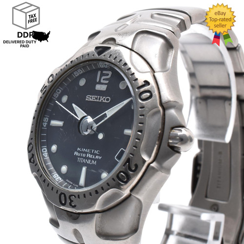 Seiko 5j22 0b80 kinetic - seiko, 5j22-0b80