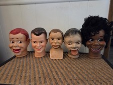 Five Ventriloquist Doll Heads